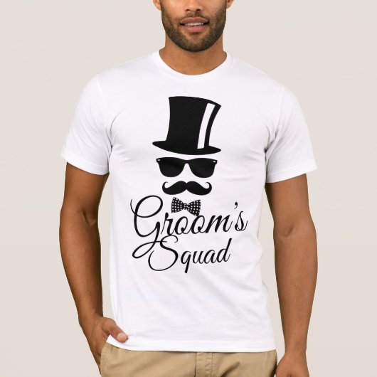 Groom's squad t-shirt (Voorkant)
