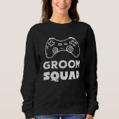 Grooms Squad Wedding Bachelor Party Groomsmen Game Trui (Voorkant)