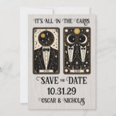 Grooms Tarot Save The Date (Voorkant)