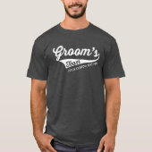 Groom's Team Aangepaste Bruiloft Bachelor Party Sp T-shirt (Voorkant)
