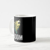 Grooms Wolf Bachelor Wedding Groomsmen Team Party  Koffiemok (Voorkant links)