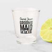 Groomsmaid de la fête de mariage - Verre de tir pe (Devant)