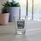 Groomsmaid de la fête de mariage - Verre de tir pe