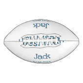 Groomsman Best Man Naam toevoegen Tekst Bacheloret American Football (Voorkant)