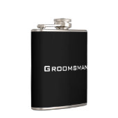 Groomsman Black Flask Heupfles (Rechts)