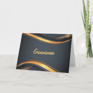 Groomsman (blok/ggd) kaart