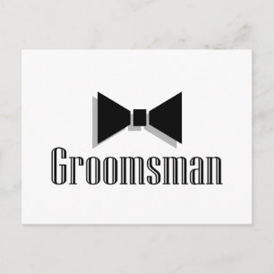 Groomsman Briefkaart