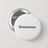  Groomsman Button (Voorkant /achterkant)