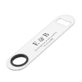 Groomsman Cadeau Personnalisé Mariage de Monogramm (Dos Angle)