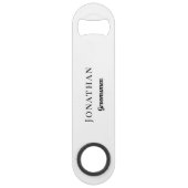 Groomsman Cadeau Personnalisé Mariage de Monogramm (Devant)