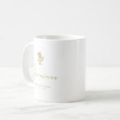 Groomsman Chic Wedding minimalist Koffiemok (Voorkant links)