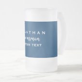 Groomsman Custom Wedding for Modern Monogram Matglas Bierpul (Voorkant rechts)