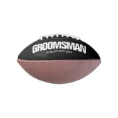 Groomsman gepersonaliseerd mini football bruiloft (Gedraaid 90)