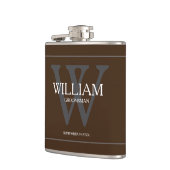 Groomsman Gift Bruiloftsgeschenk Rustiek Chic Brow Heupfles (Links)