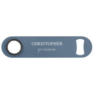 Groomsman Gift Gepersonaliseerde Monogram Bruiloft Speed Flessenopener