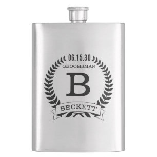 Groomsman Initialen Flacon