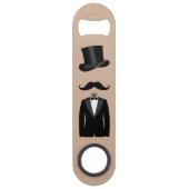 Groomsman Mustache Casquette & Costume Speed Bottl (Dos)