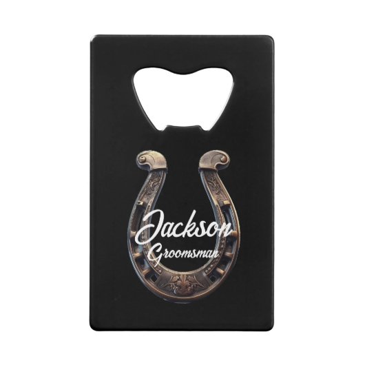 Groomsman Ornate Horseshoe (Devant)