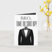 Groomsman ou Best Man Proposition photo Invitation (Fleur jaune)