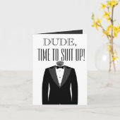 Groomsman ou Best Man Proposition photo Invitation (Fleur jaune)