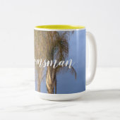 Groomsman Palm Trees Mariages Mugs (Devant droit)