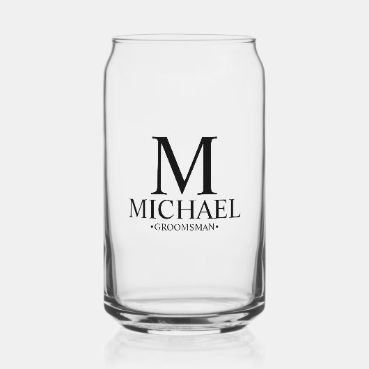 Groomsman personnalisé moderne (Recto)