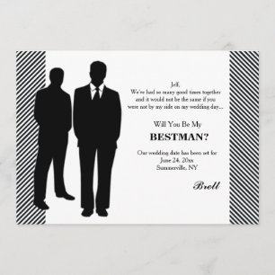 Groomsman Request Kaart