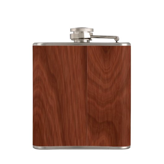 Groomsman Rustic Wedding | houtnerf Heupfles (Achterkant)