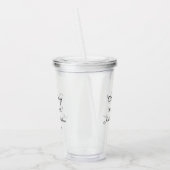 Groomsman Script Gepersonaliseerd Acryl Drinkbeker (Links)