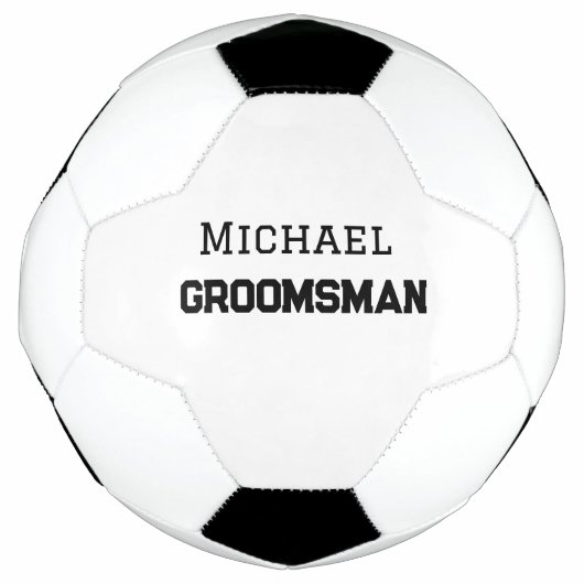 Groomsman simple minimal ajouter nom moderne mascu (Devant)
