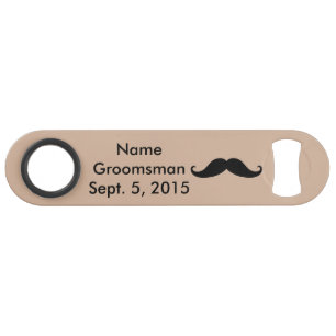 Groomsman snor Pet & pak Speed flesopener Speed Flessenopener