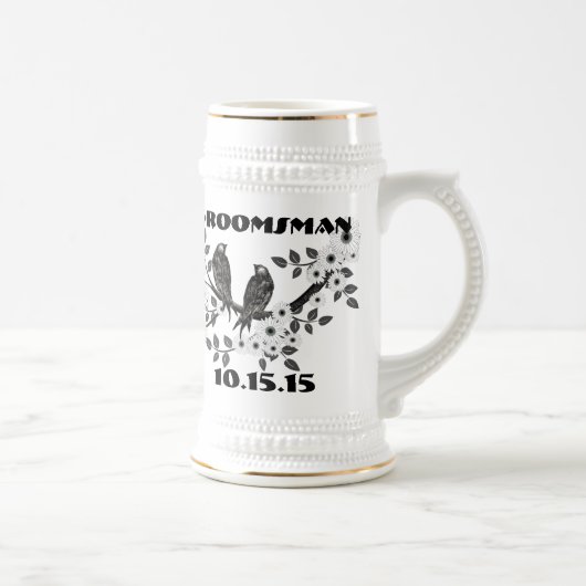Groomsman Stein -  Vogels Bierpul (Rechts)