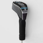 Groomsman Tuxedo Invitation Suit omhoog Golfheadcover (Schuin)