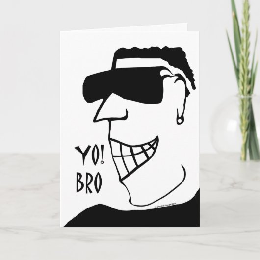 Groomsman Uitnodiging, Yo! Bro u is Nodig (Voorkant)