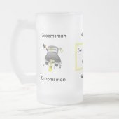 Groomsman Verre Bière Mug (Gauche)
