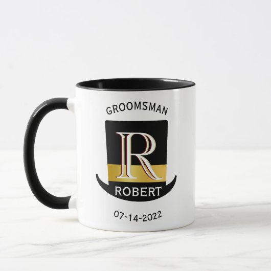 Groomsman Weddenschap Favor Mok (Links)