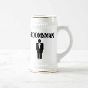 Groomsman Wedding Beer Stein Bierpul