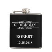 Groomsman Wedding Heupfles (Voorkant)