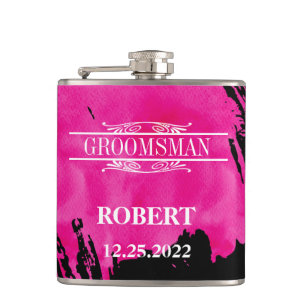 Groomsman Wedding Hip Flask Heupfles