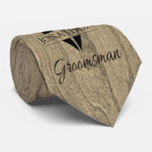 Groomsman Wedding Stropdas (Opgerold)