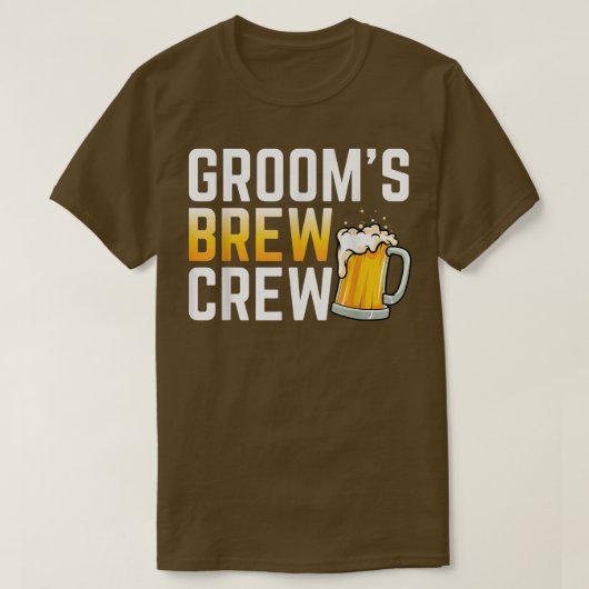 Groomsmen Bache T-shirt (Design voorkant)