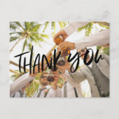 Groomsmen Best Man Weddenschap Foto bedankt Briefkaart (Voorkant)