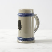 Groomsmen Celebratory Beer Stein Bierpul (Voorkant rechts)