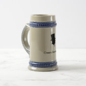 Groomsmen Celebratory Beer Stein Bierpul (Voorkant links)