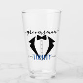 Groomsmen geschenken pint glas (Voorkant)