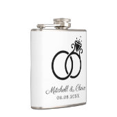 Groomsmen Gift Flask Persoonlijke cadeau Heupfles (Rechts)
