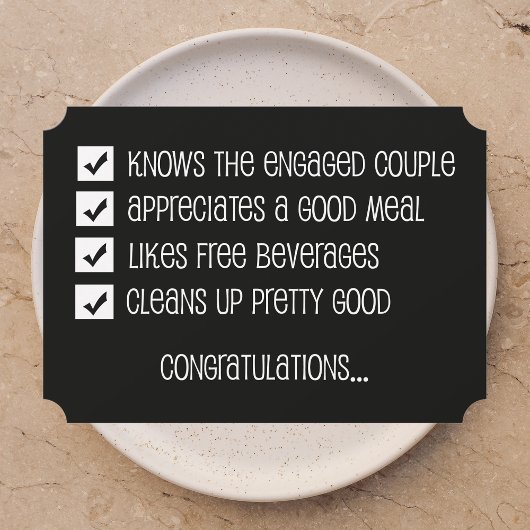 Groomsmen Grappige Checklist Kaart