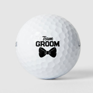 Groomsmen Groom Bow Stropdas Bride Team Groomsmen Golfballen