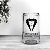Groomsmen moderne cadeau de nom personnalisé avec 
