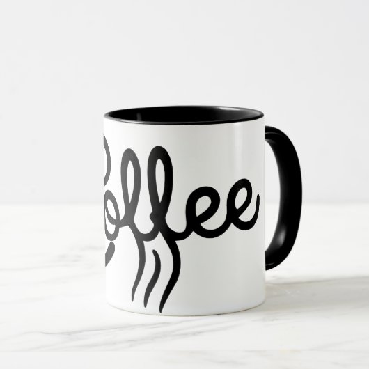 Groomsmen Morning Coffee Mug - Bold Script Wedding (Devant droit)